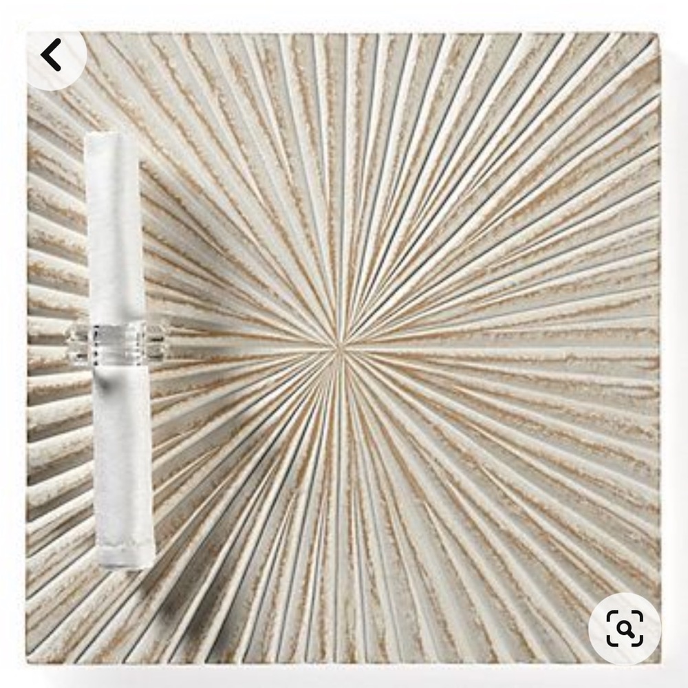 NWT Z Gallerie Sunburst Design Set of 4 Modern Design Placemats